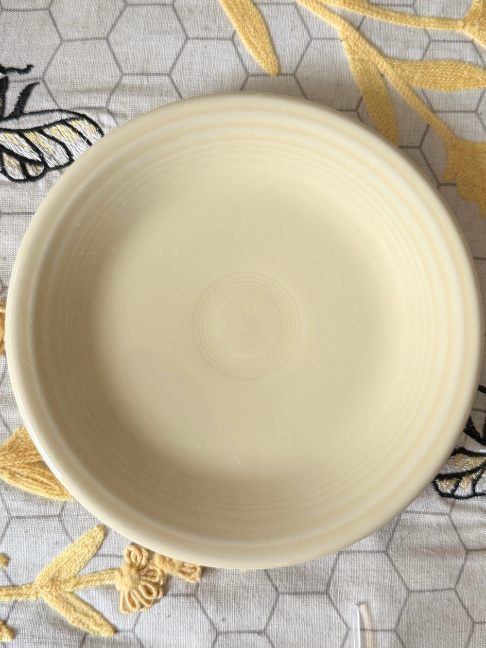 Fiesta Fiestaware Cream 7 1/2” Dessert Plate - Excellent Condition
